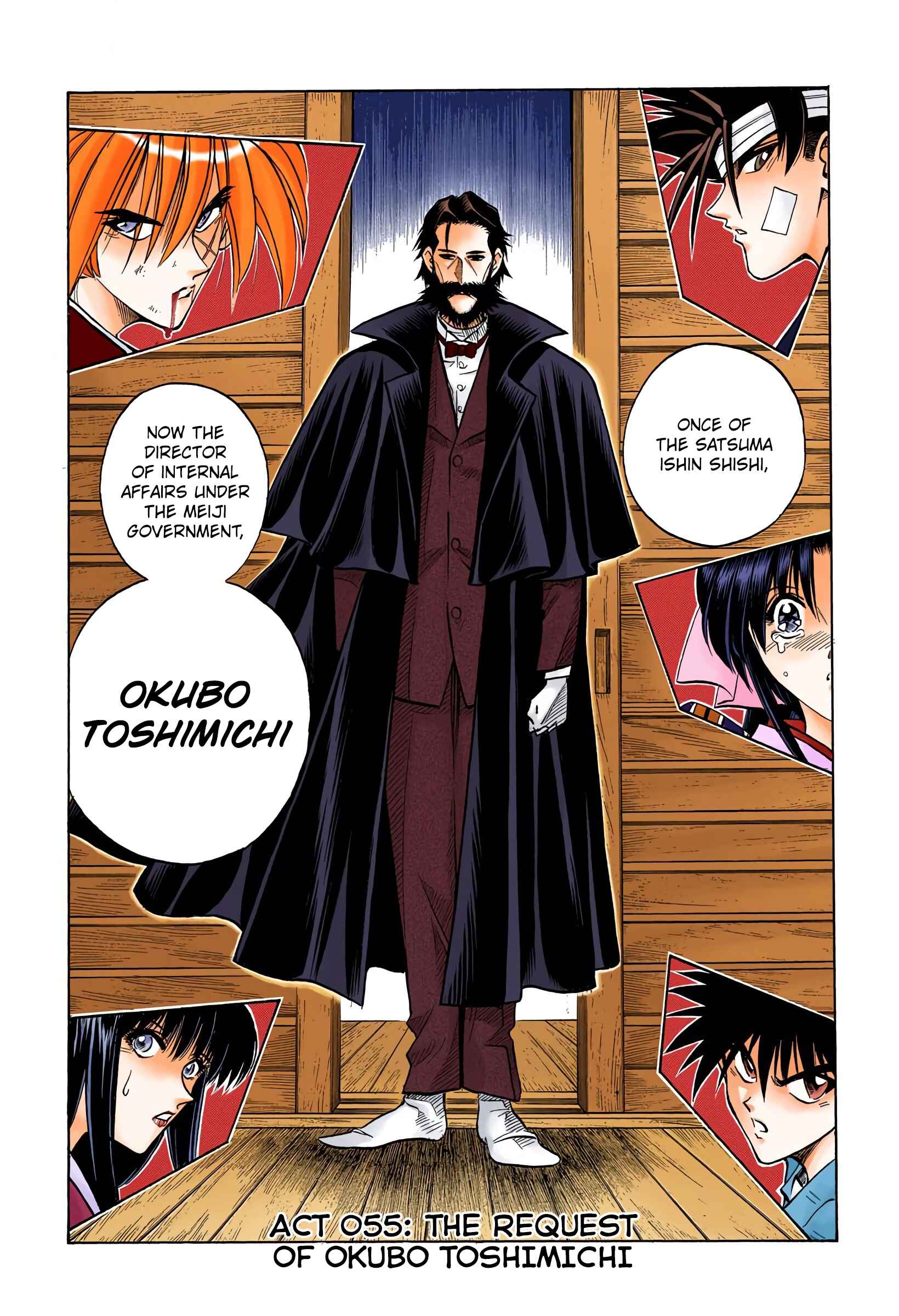 Page 1 Chapter 55 Rurouni Kenshin (Official Colored)