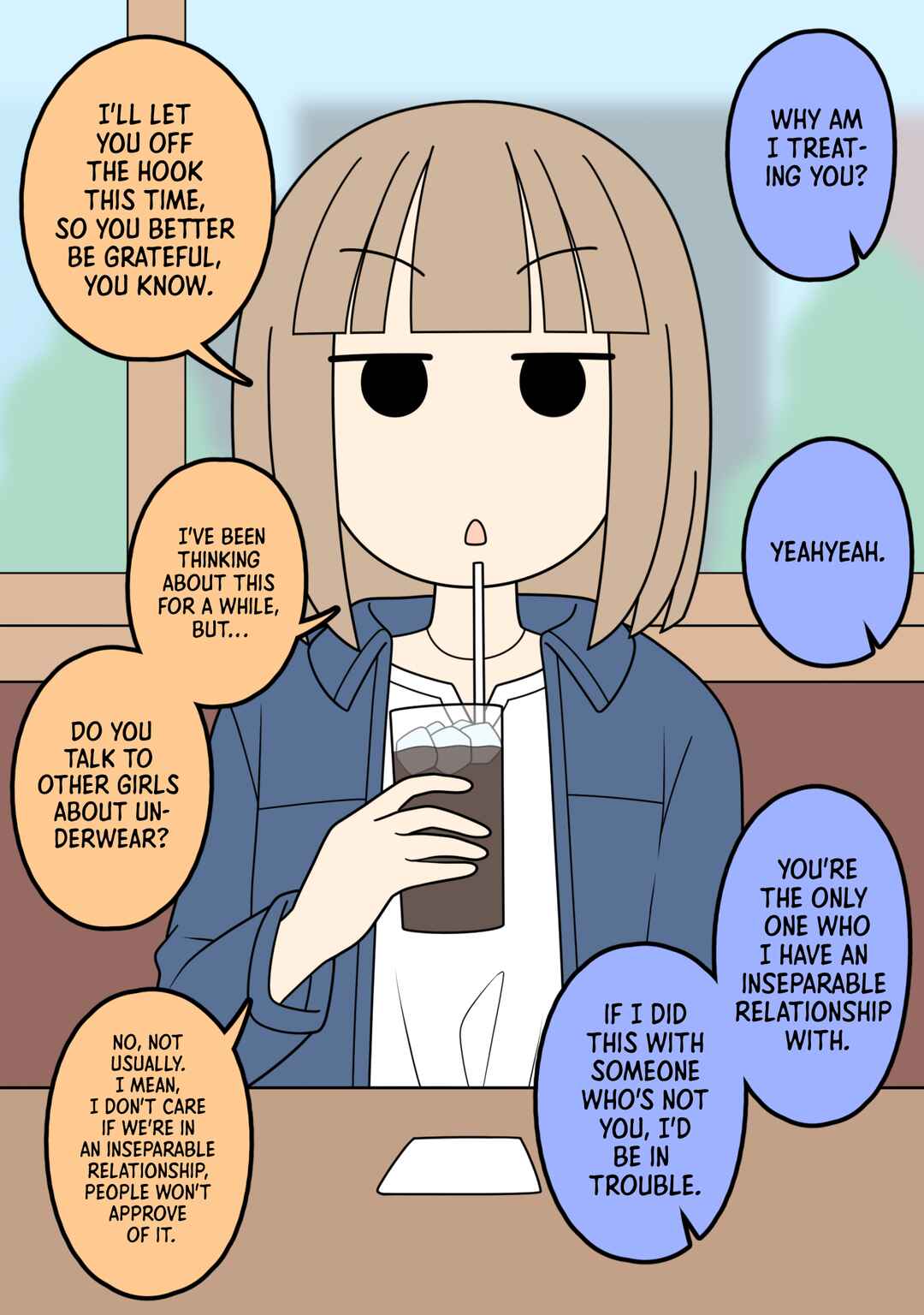Page 1 Chapter 6 A Girl Who Says Too Much