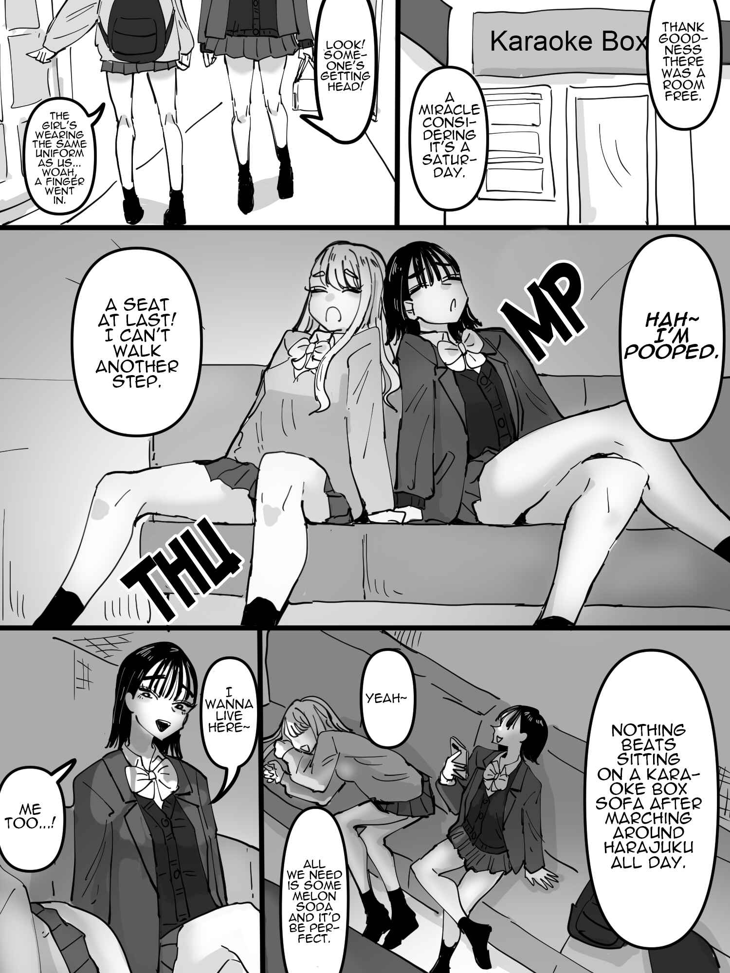 Page 2 Chapter Unknown_9057 Karaoke Box de Ecchi Gokko shi Tetara Tenin-san ni Mirareta Hanashi