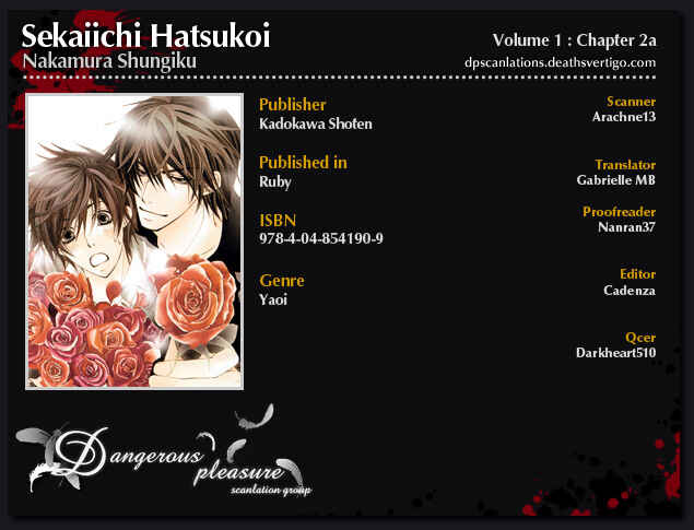 Page 3 Chapter 2.1 Sekaiichi Hatsukoi