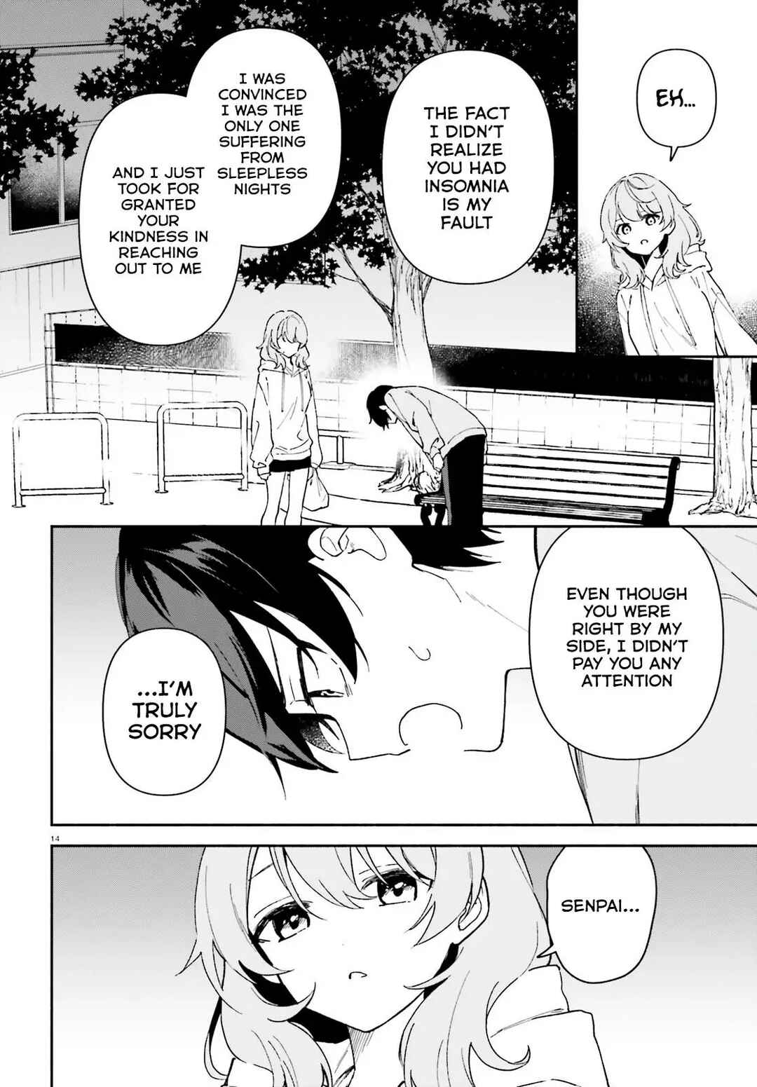 Page 13 Chapter 6 Issho ni Netaindesu yo Ne, Senpai? to Amaku Sasayakarete Konya mo Nemurenai