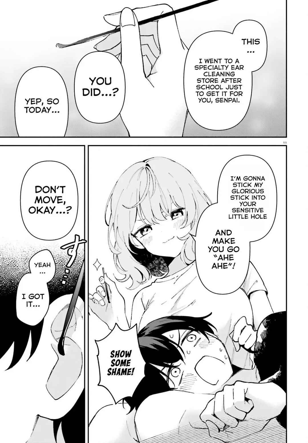 Page 12 Chapter 3 Issho ni Netaindesu yo Ne, Senpai? to Amaku Sasayakarete Konya mo Nemurenai