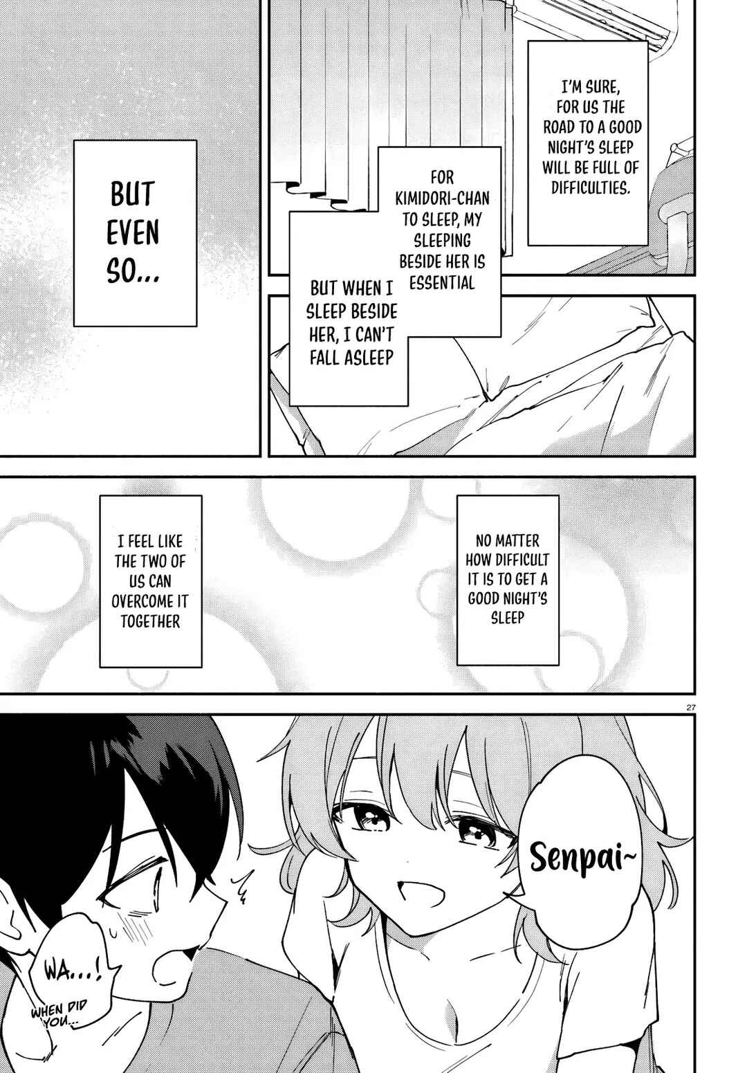 Page 28 Chapter 11 Issho ni Netaindesu yo Ne, Senpai? to Amaku Sasayakarete Konya mo Nemurenai