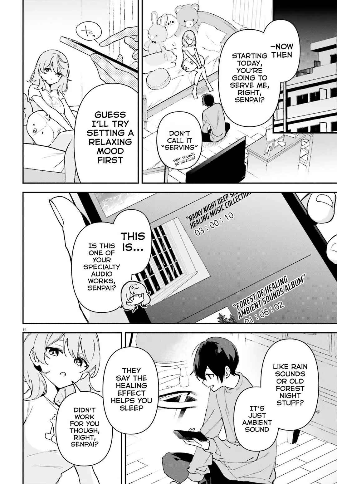 Page 15 Chapter 7 Issho ni Netaindesu yo Ne, Senpai? to Amaku Sasayakarete Konya mo Nemurenai