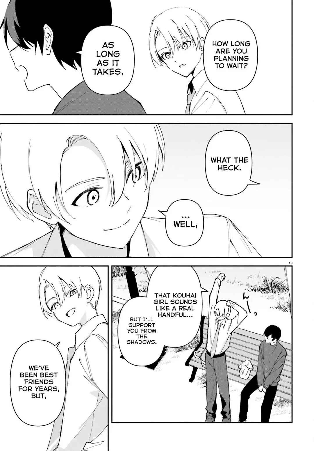 Page 20 Chapter 9 Issho ni Netaindesu yo Ne, Senpai? to Amaku Sasayakarete Konya mo Nemurenai