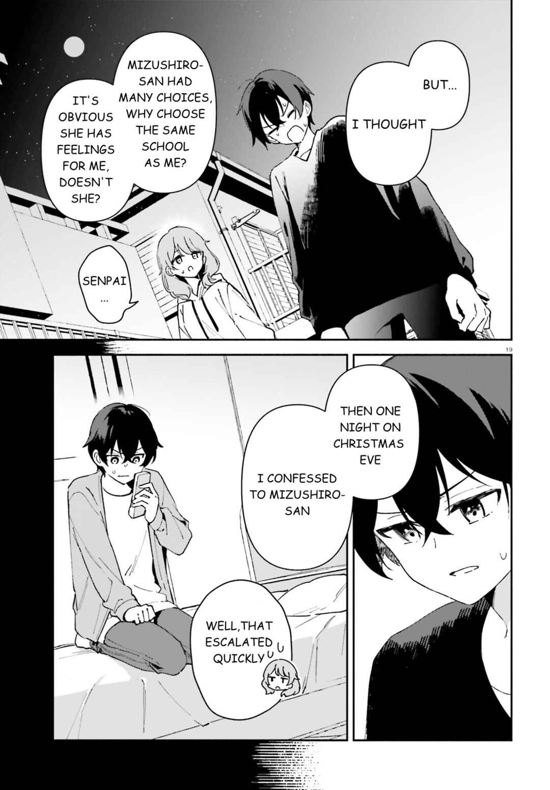 Page 20 Chapter 2 Issho ni Netaindesu yo Ne, Senpai? to Amaku Sasayakarete Konya mo Nemurenai