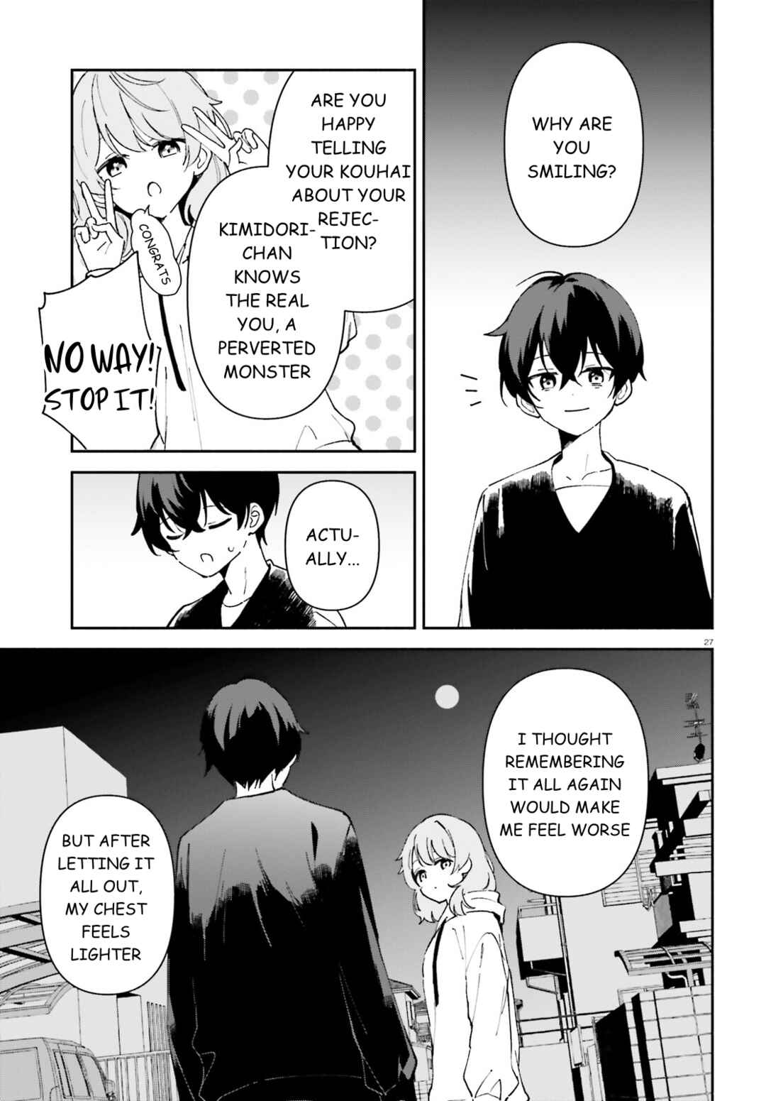 Page 28 Chapter 2 Issho ni Netaindesu yo Ne, Senpai? to Amaku Sasayakarete Konya mo Nemurenai