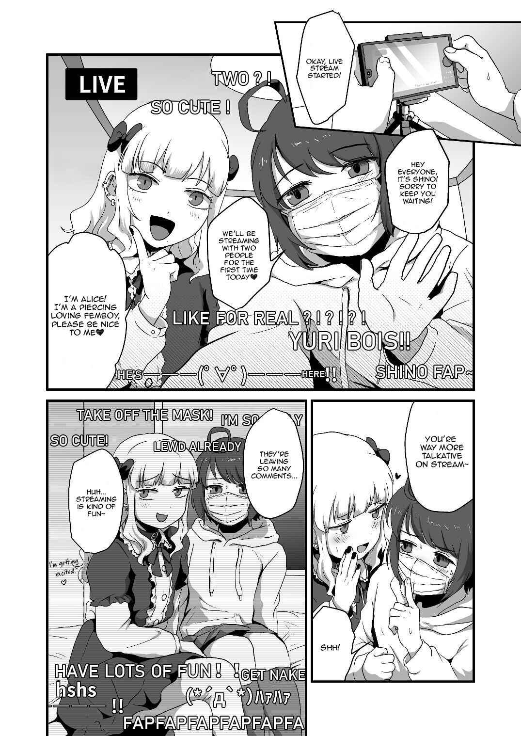Page 10 Chapter Unknown_b2ca Hentai na Bokura no OffPako Haishin Mite