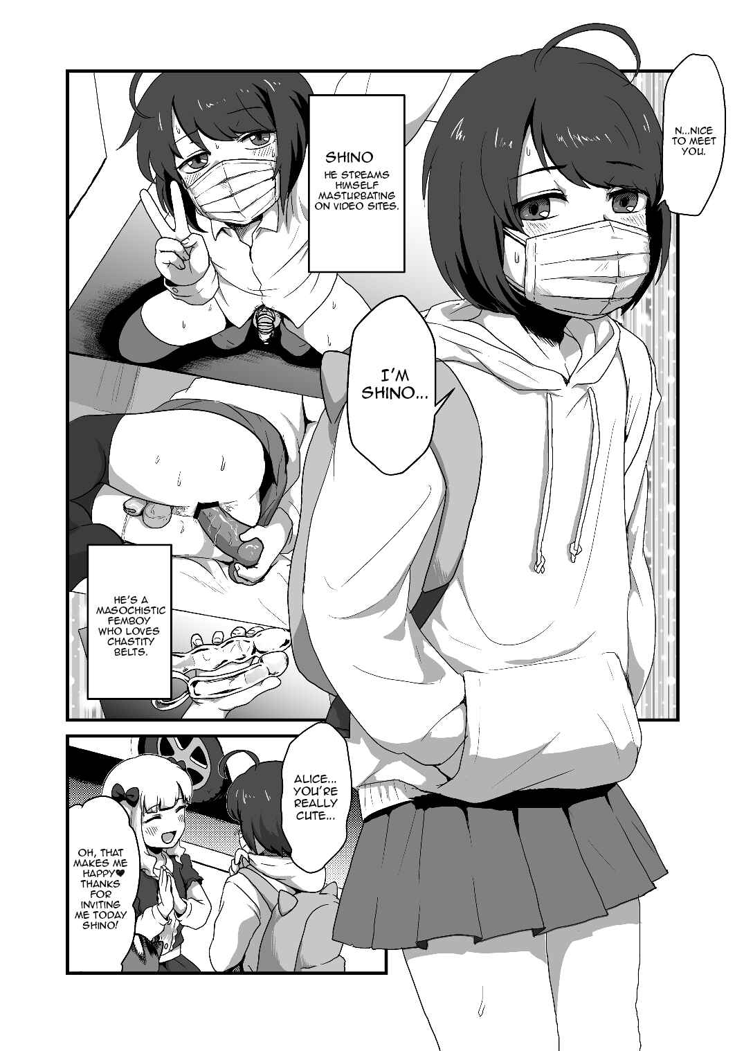 Page 4 Chapter Unknown_b2ca Hentai na Bokura no OffPako Haishin Mite