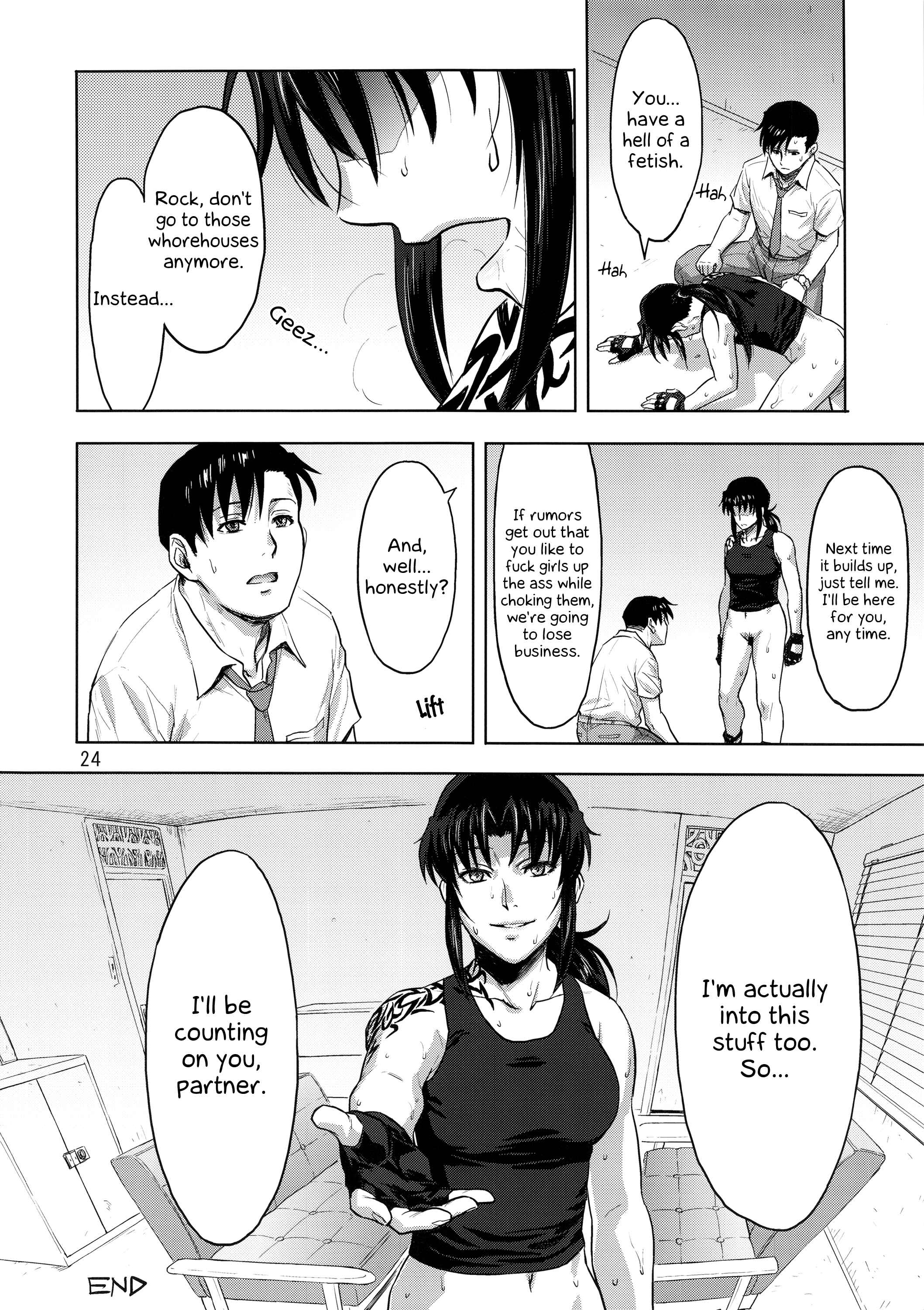 Page 23 Chapter Unknown_fb08 Black Lagoon - Paraphilia (Doujinshi)