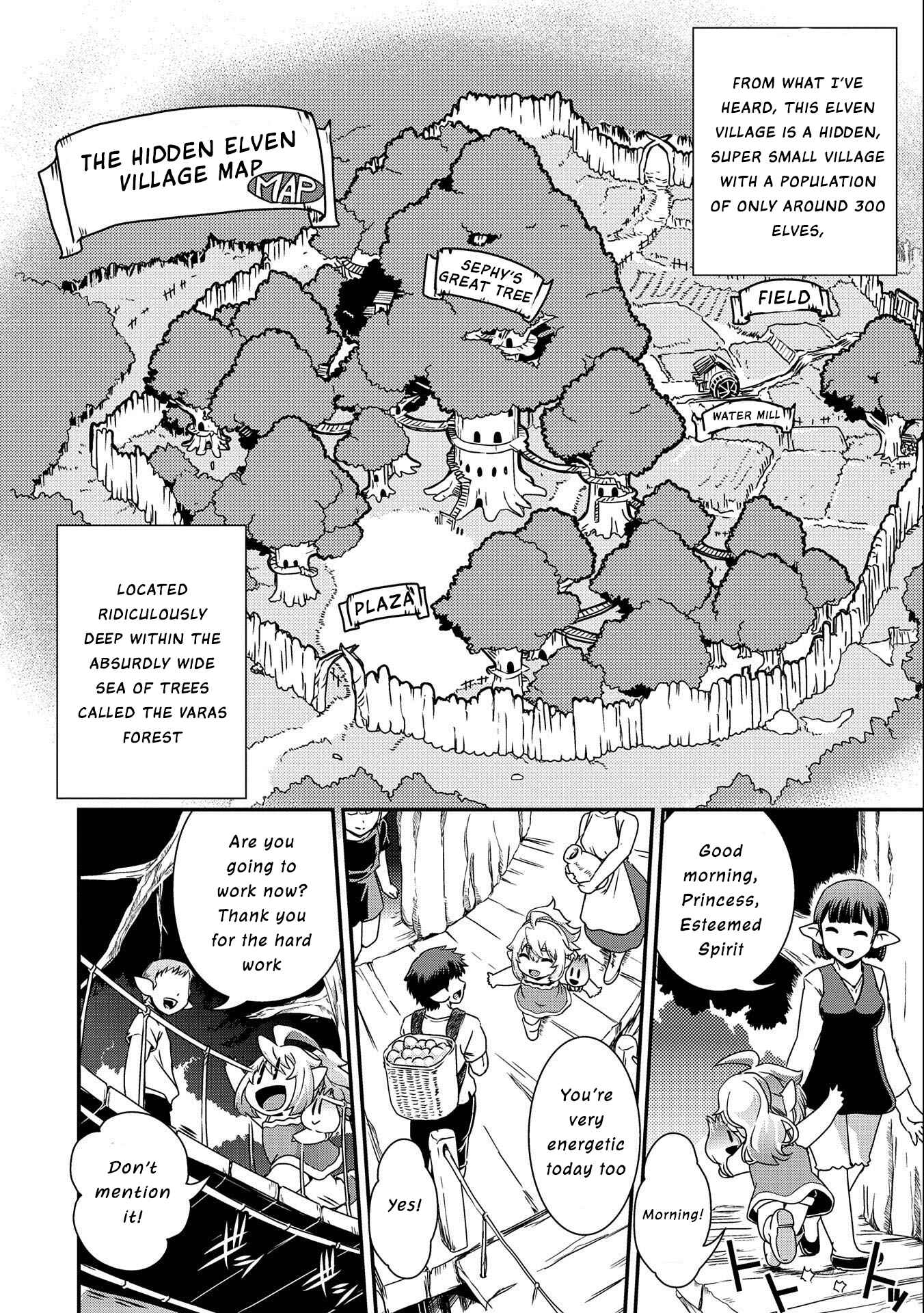Page 7 Chapter 2 Zassou Tensei: Elf no Sato de Taisetsu no Sodateraretemasu