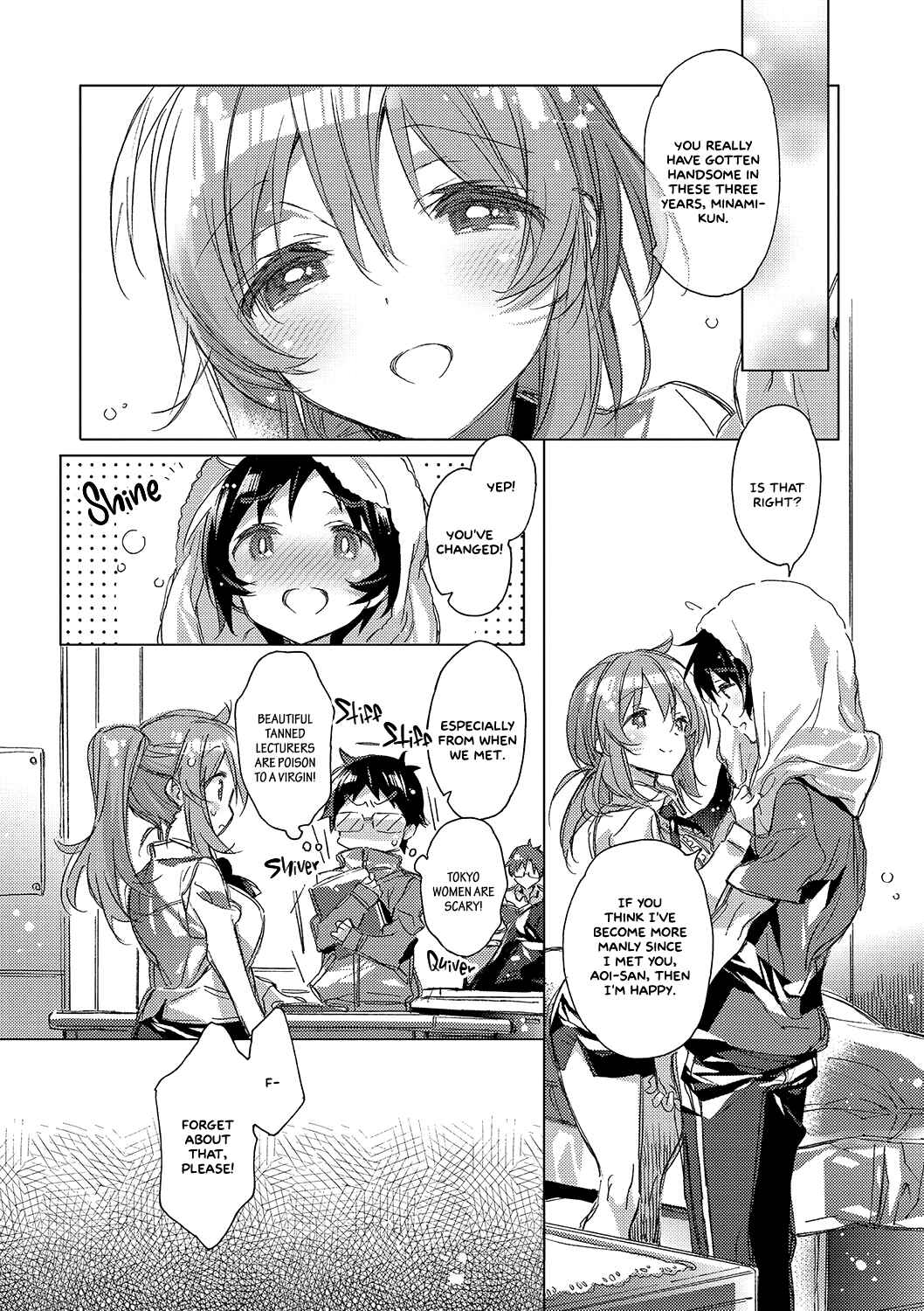 Page 4 Chapter 3 Akai Ito ga Tsunagaru Anata to Kiss ga Shitai.