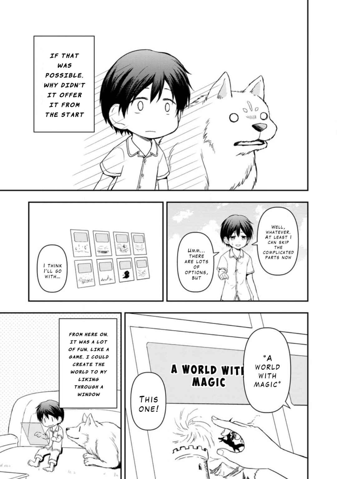 Page 19 Chapter 2 Kami ni Tensei Shita Shounen ga Mofumofu to Isekai wo Tabishimasu