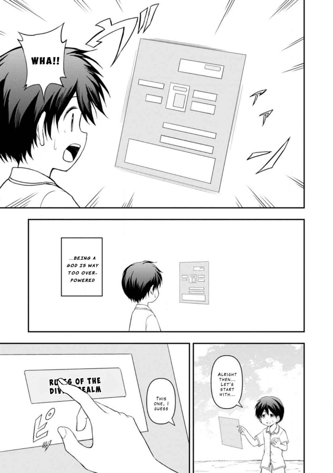 Page 3 Chapter 2 Kami ni Tensei Shita Shounen ga Mofumofu to Isekai wo Tabishimasu