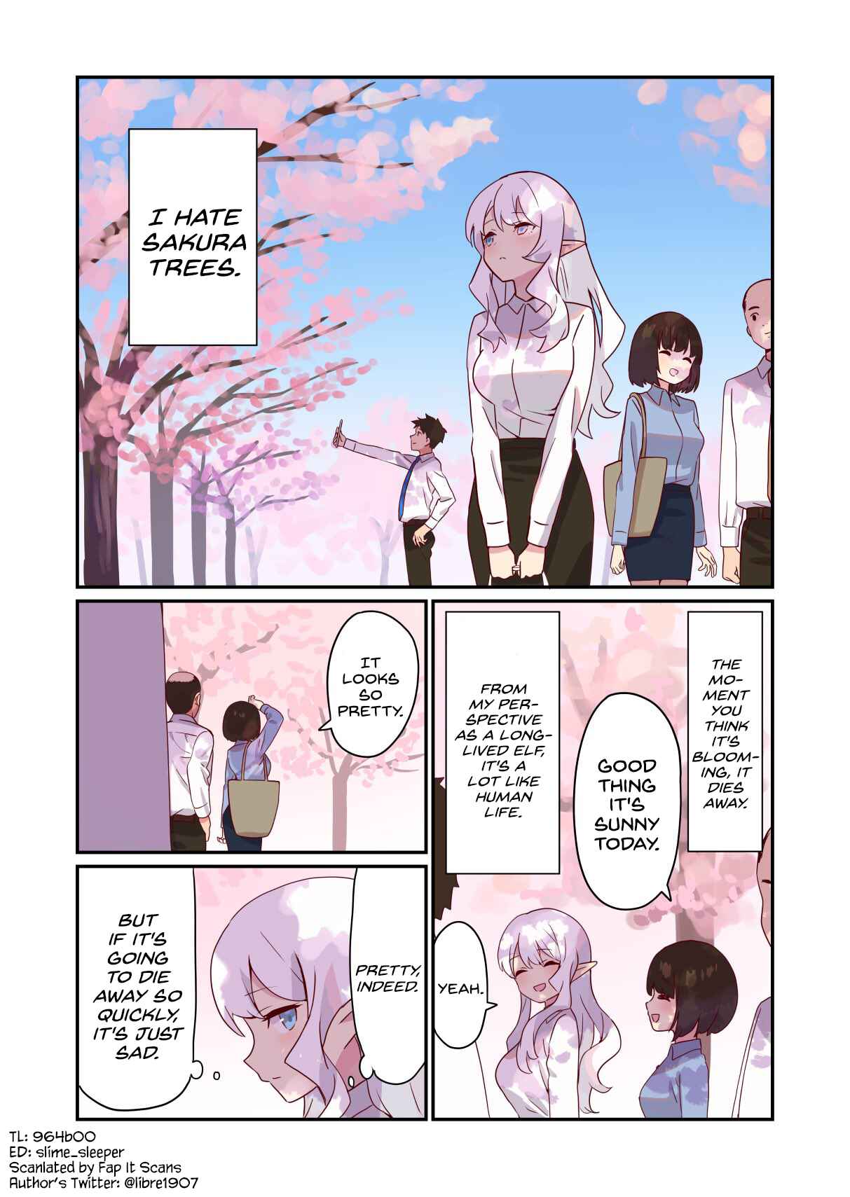 Page 1 Chapter 4 Elf ga Gendai ni Itara