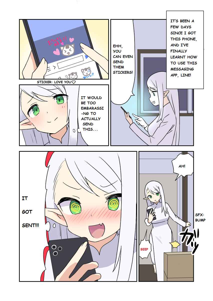 Page 1 Chapter 7 Elf ga Gendai ni Itara