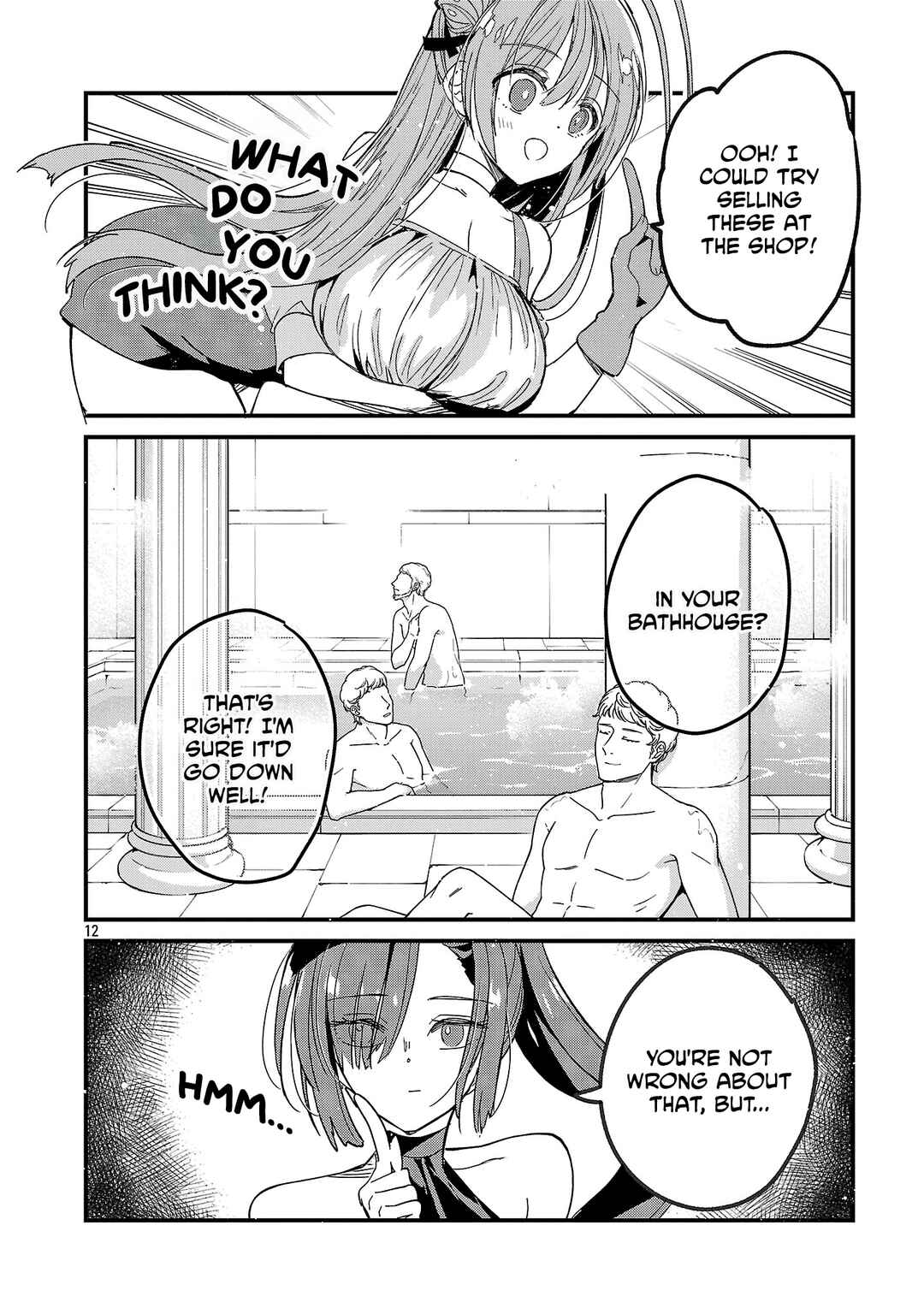 Page 12 Chapter 1 Isekai Onsen no Wagashiya JK