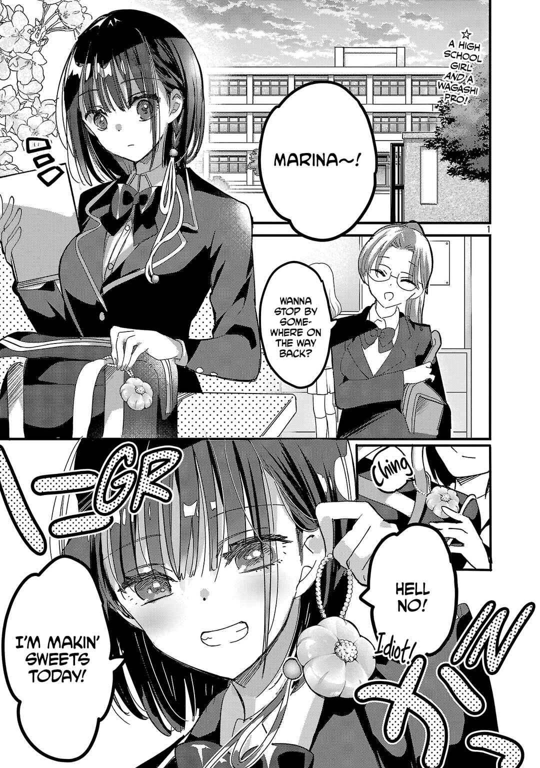 Page 1 Chapter 3 Isekai Onsen no Wagashiya JK