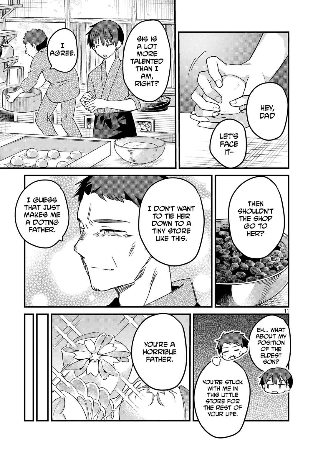 Page 11 Chapter 3 Isekai Onsen no Wagashiya JK