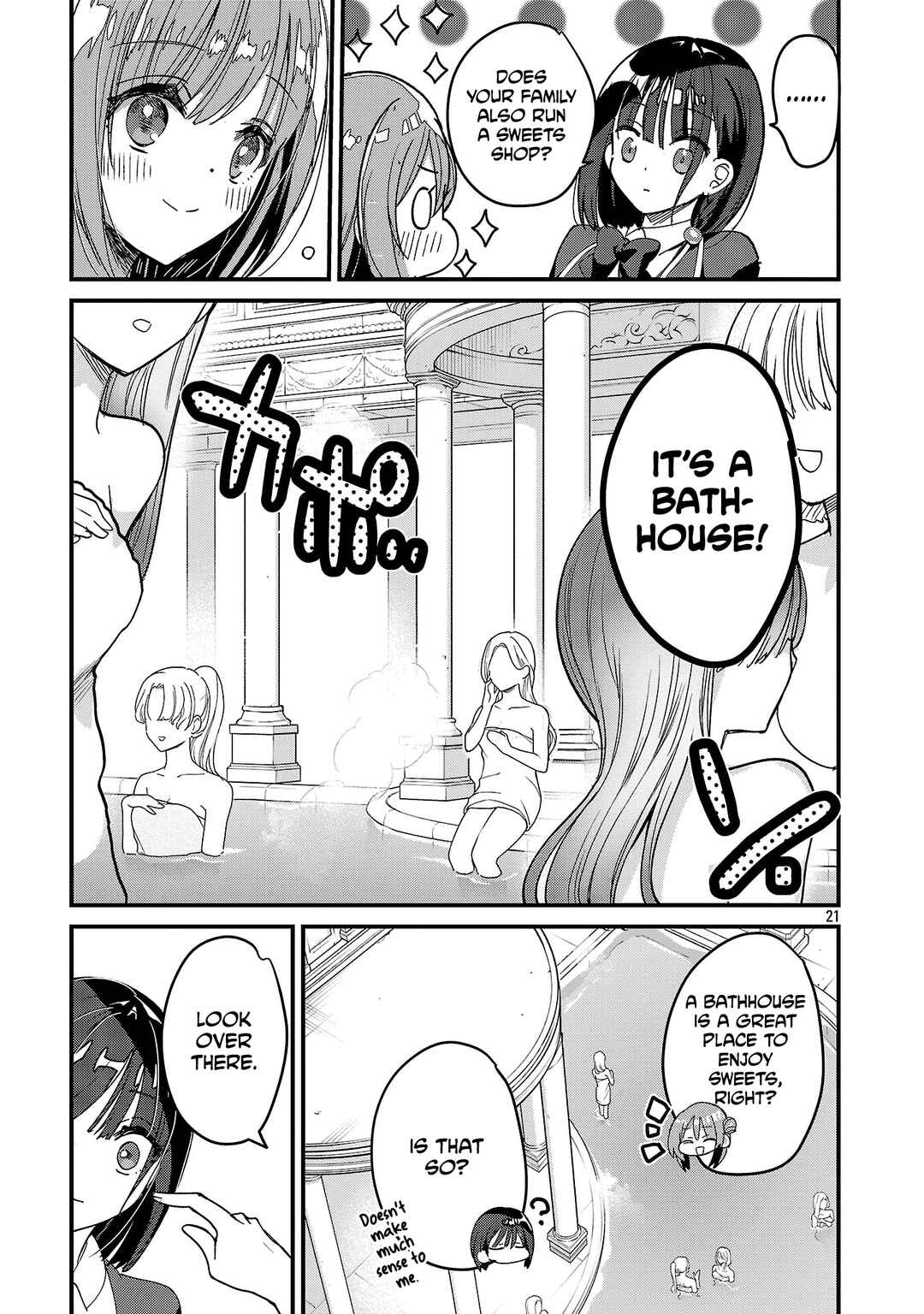Page 21 Chapter 3 Isekai Onsen no Wagashiya JK