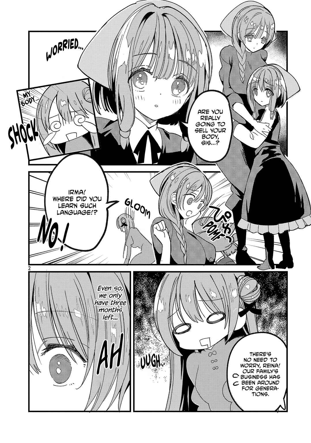 Page 2 Chapter 2 Isekai Onsen no Wagashiya JK