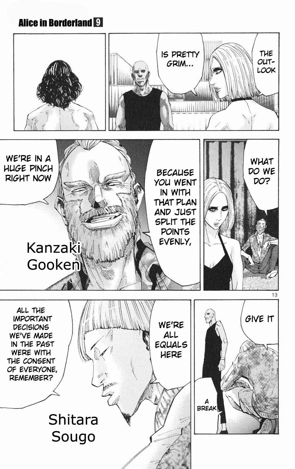 Page 13 Chapter 35 Alice in Borderland