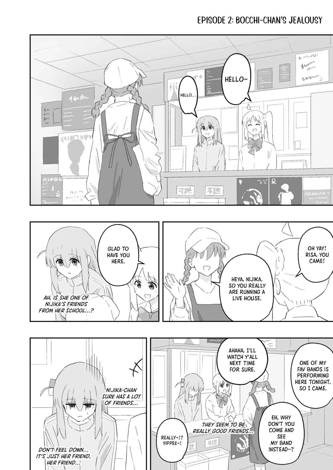 Page 14 Chapter Unknown_9254 Bocchi the Rock! - Bocchi and her Band Senpai (Doujinshi)