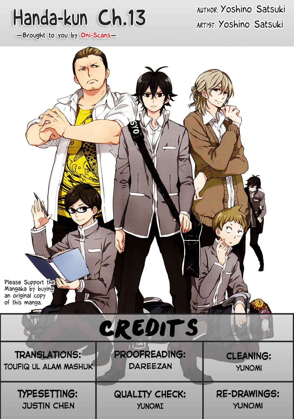 Page 1 Chapter 13 Handa-kun