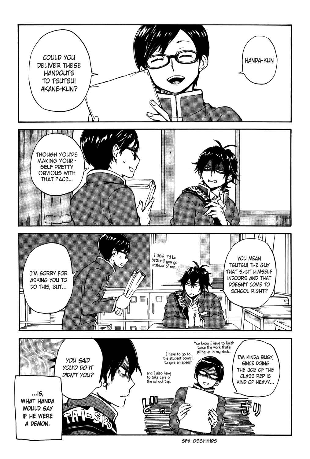 Page 4 Chapter 5 Handa-kun
