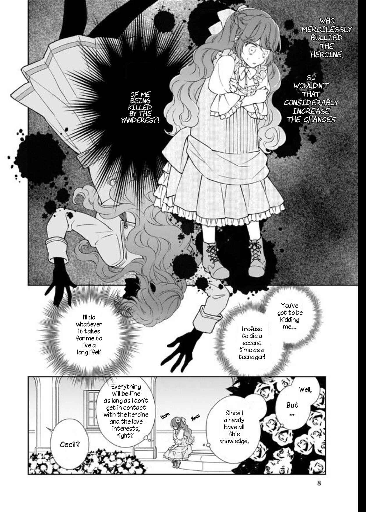 Page 6 Chapter 1 The Result of Being Reincarnated Is Having a Master-Servant Relationship with the Yandere Love Interest