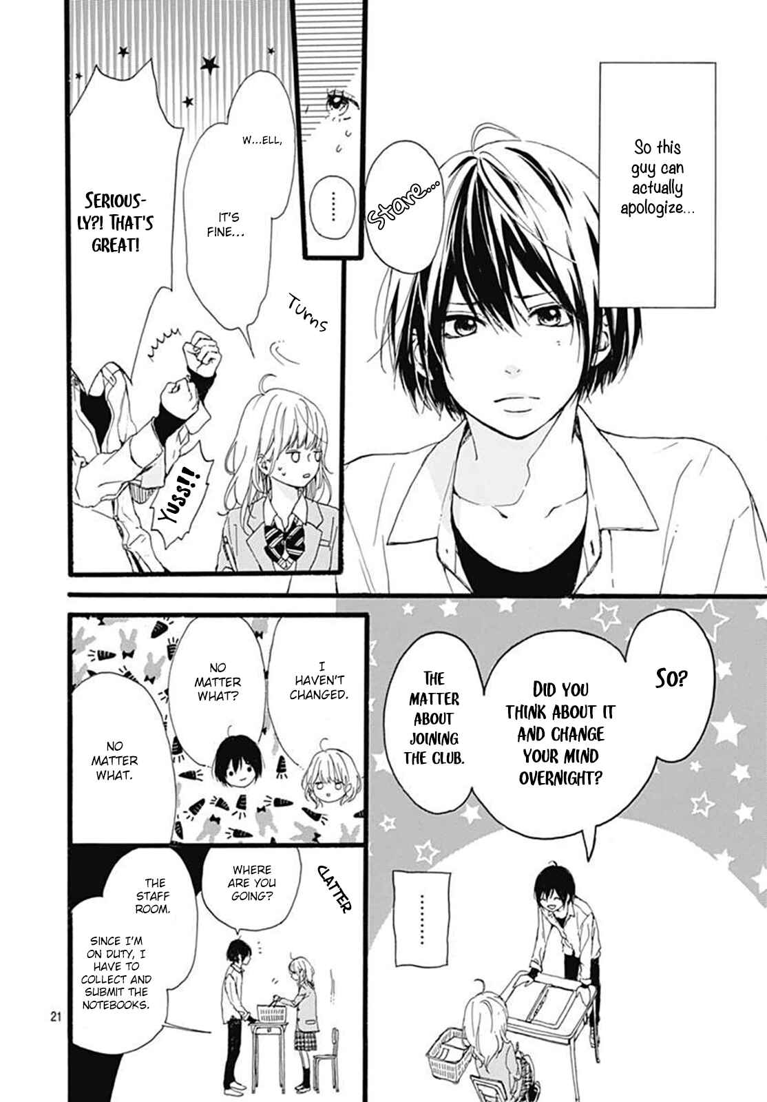 Page 21 Chapter 1 Uchuu no Hate no Mannaka no