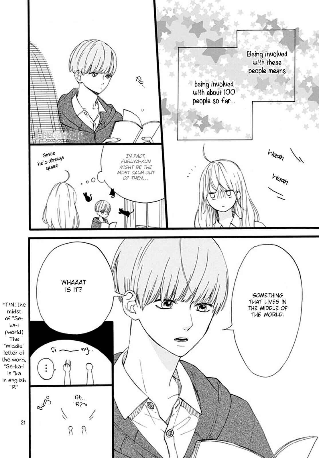 Page 22 Chapter 5 Uchuu no Hate no Mannaka no