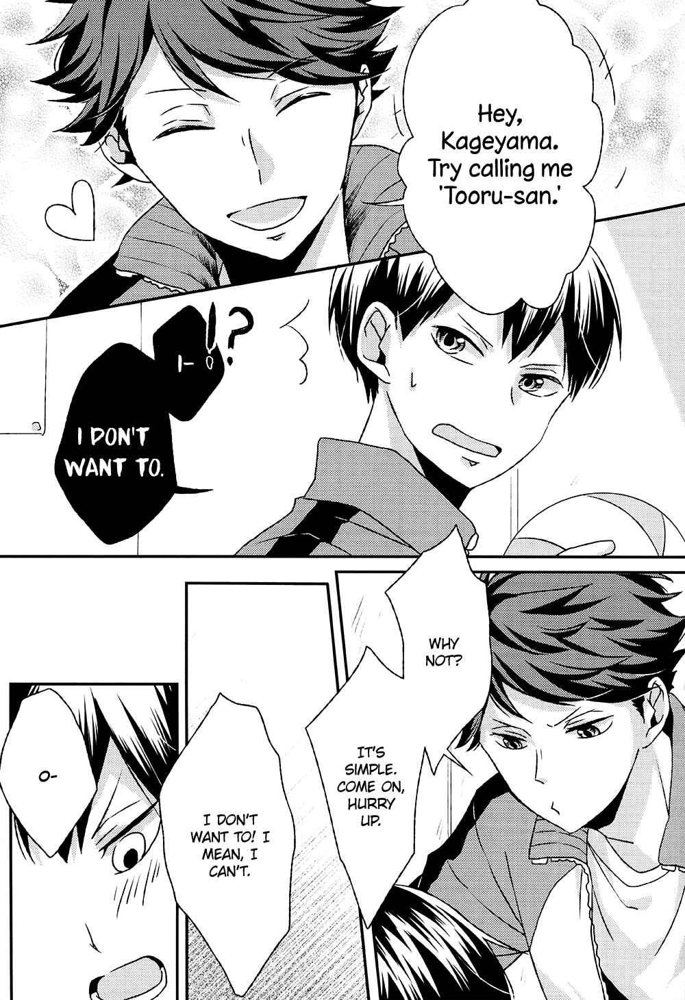 Page 4 Chapter Unknown_b2d0 Haikyu!! - Call me & Not Called (Doujinshi)