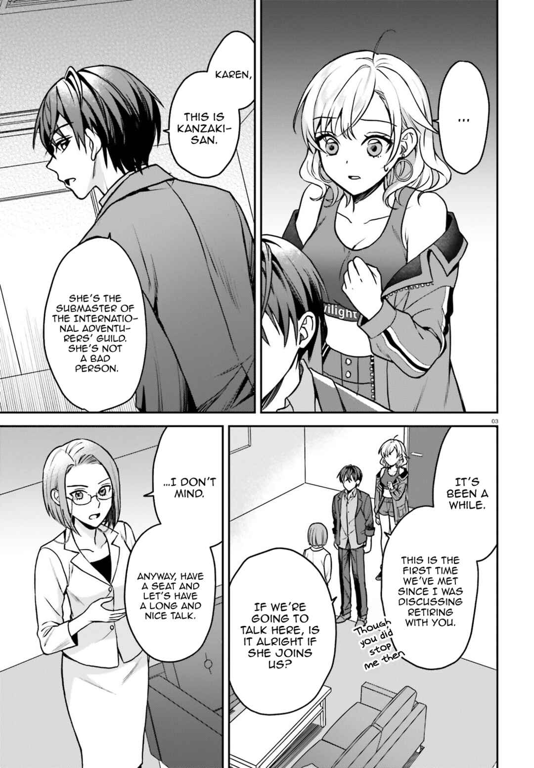 Page 4 Chapter 8 Negatte mo Nai Tsuihou Go kara no Slow Life? ~Intai Shita Hazu ga Nariyuki de Bishoujo Gal no Shishou ni Nattara Naze ka Mechakucha Natsukareta~