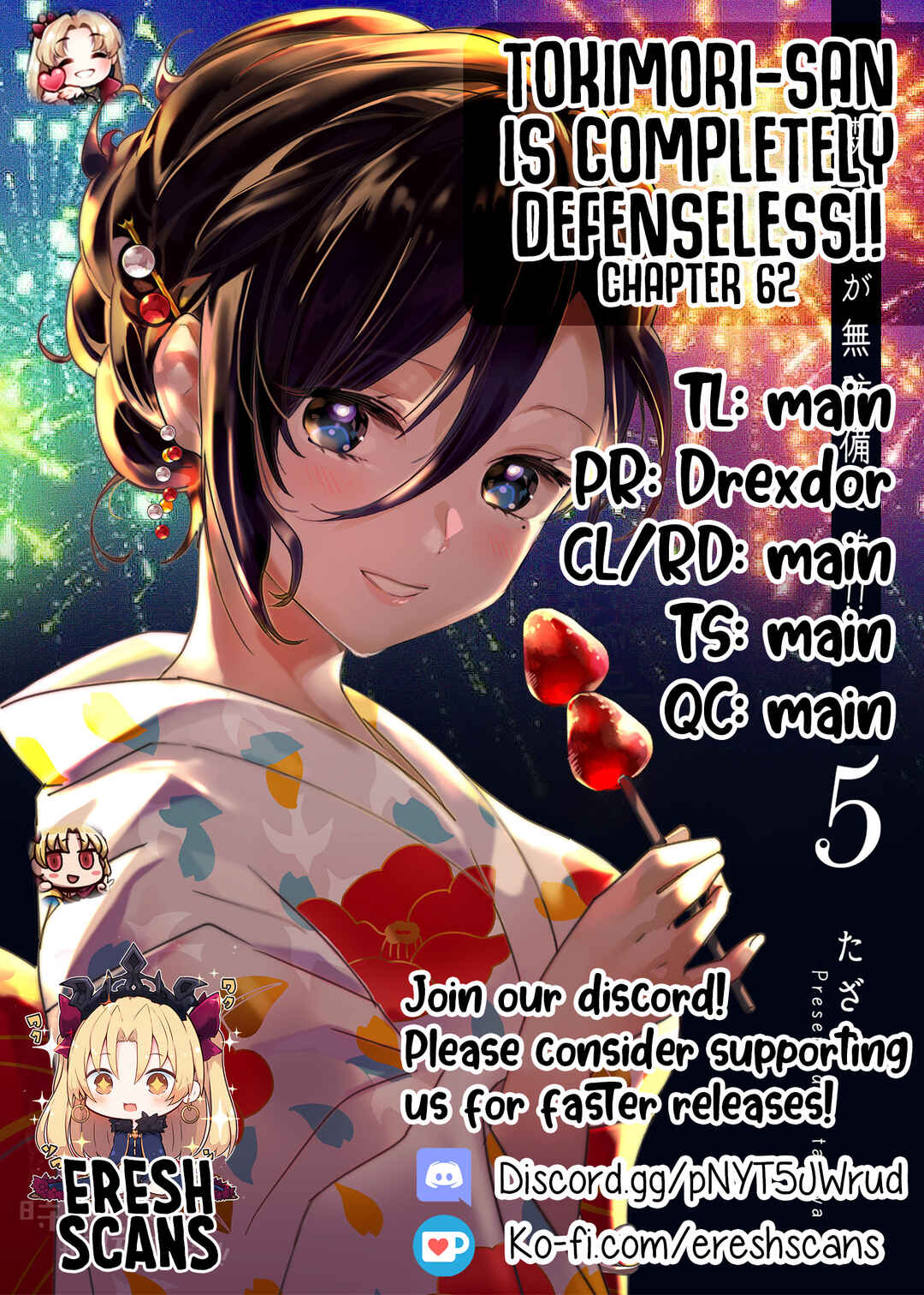 Page 13 Chapter 62 Tokimori-san ga Muboubi desu!!