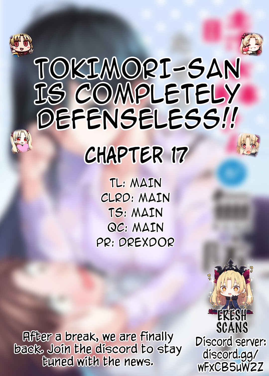 Page 1 Chapter 17 Tokimori-san ga Muboubi desu!!