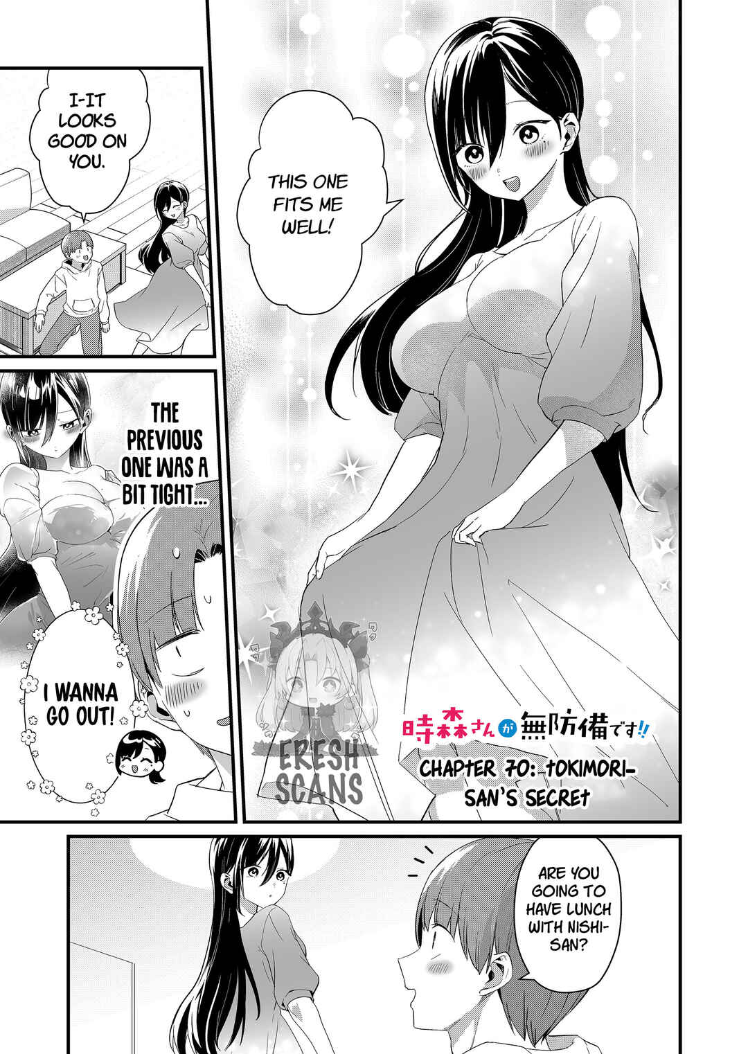 Page 1 Chapter 70 Tokimori-san ga Muboubi desu!!