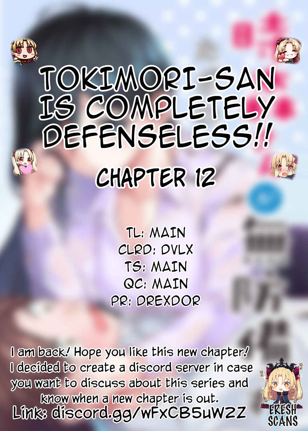 Page 1 Chapter 12 Tokimori-san ga Muboubi desu!!