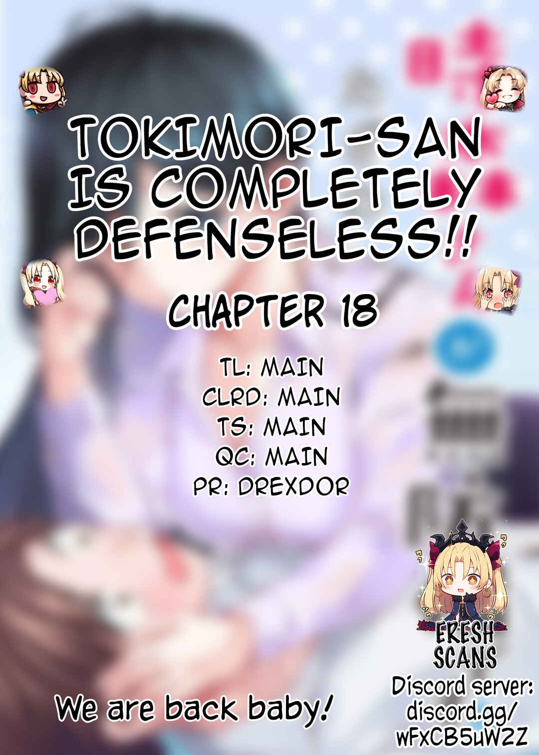 Page 1 Chapter 18 Tokimori-san ga Muboubi desu!!