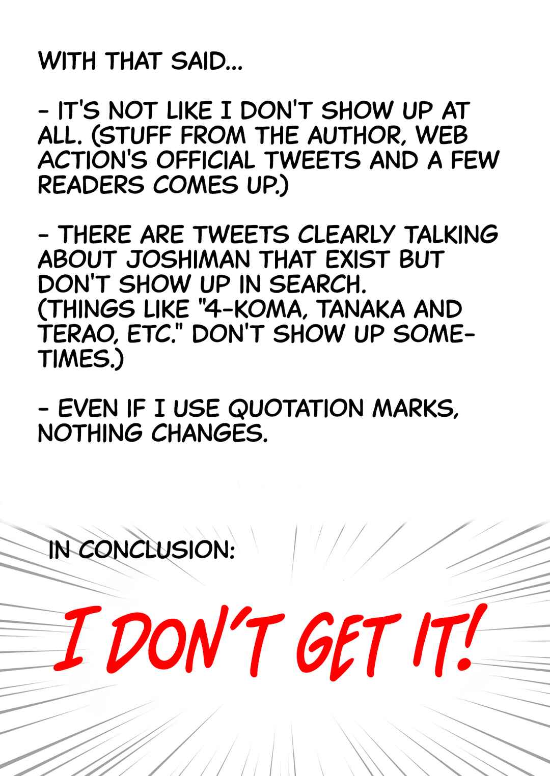 Page 2 Chapter 2 Joshi-man Twitter Extras