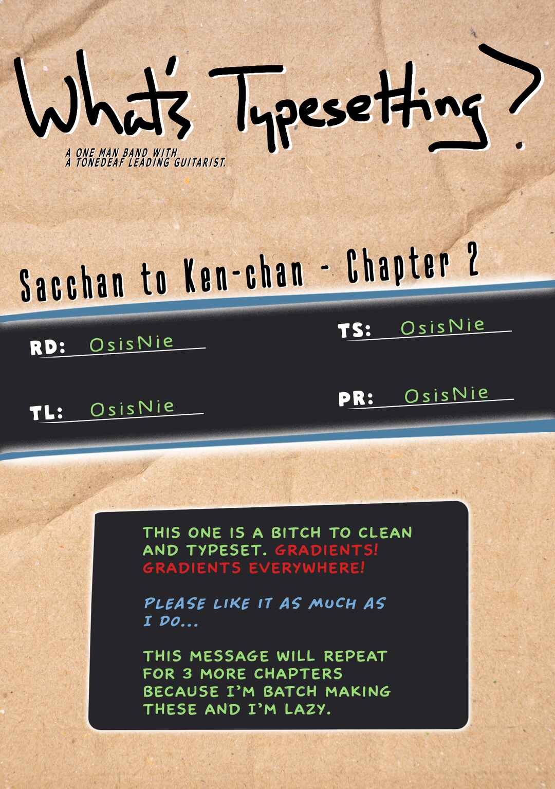 Page 9 Chapter 2 Sacchan to Ken-chan wa Kyou mo Itteru