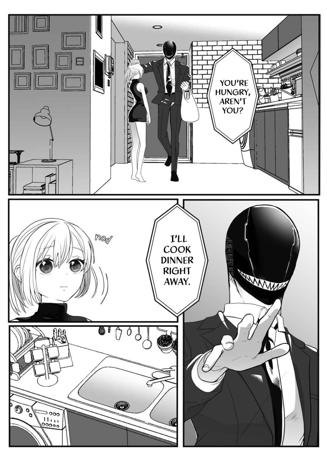 Page 4 Chapter 1 Igyou Atama-san to Ningen-chan