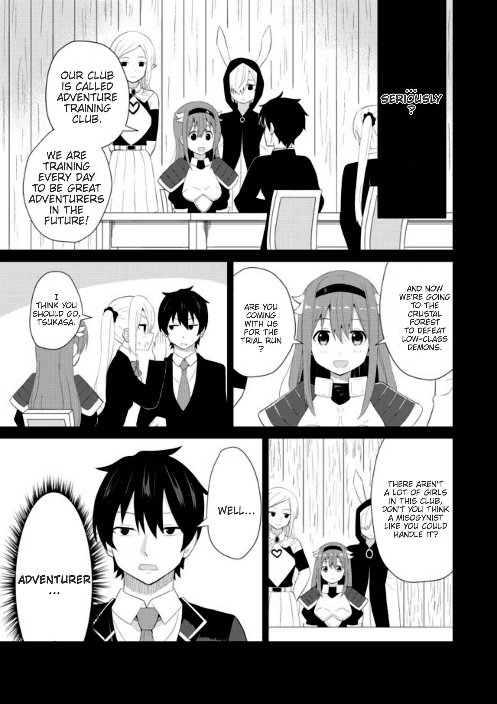 Page 1 Chapter 5 Chou Onna Kirai na Ore ga Isekai no Joshikou ni Ryuugaku Suru Koto ni Natta