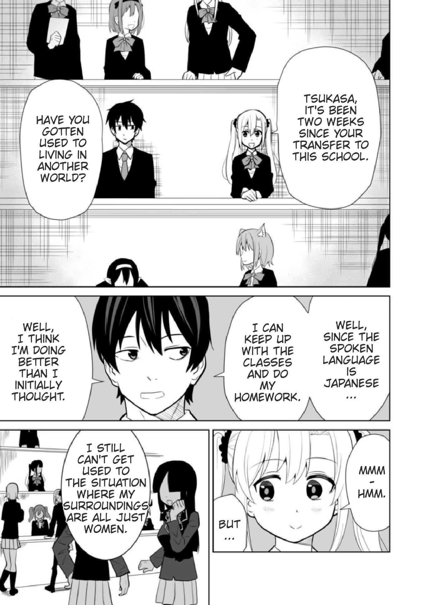 Page 1 Chapter 12 Chou Onna Kirai na Ore ga Isekai no Joshikou ni Ryuugaku Suru Koto ni Natta