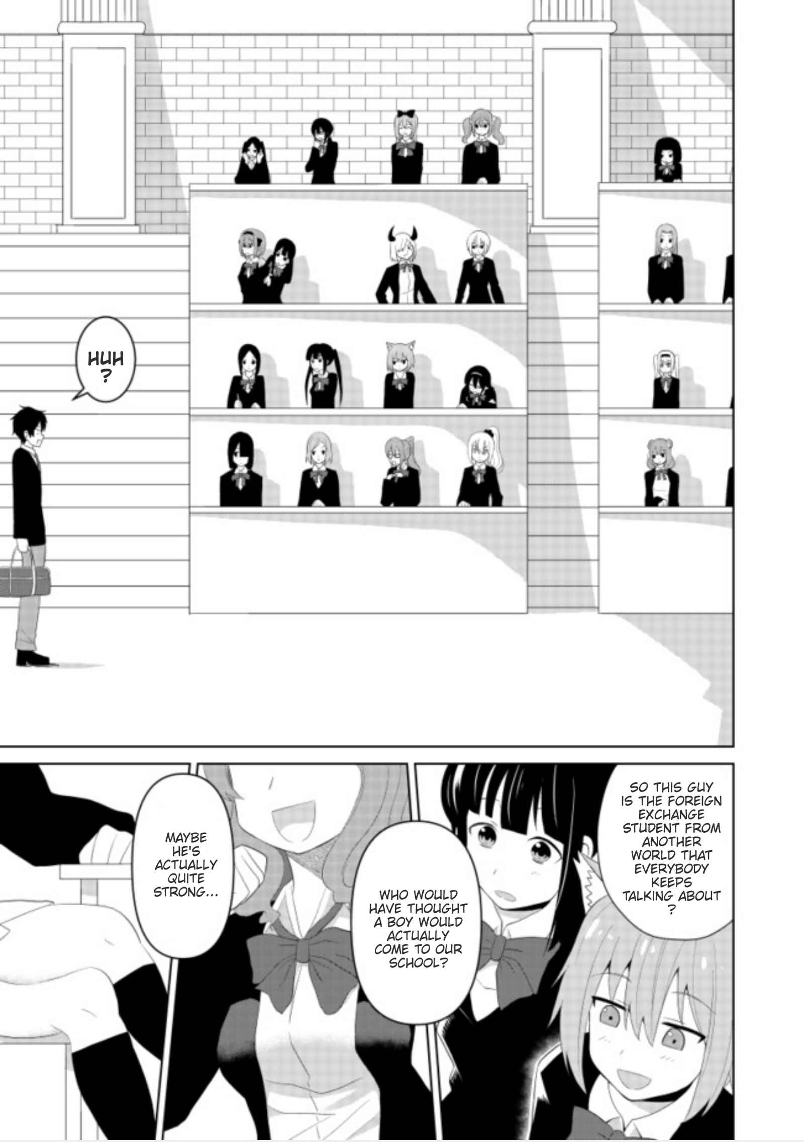 Page 7 Chapter 2 Chou Onna Kirai na Ore ga Isekai no Joshikou ni Ryuugaku Suru Koto ni Natta