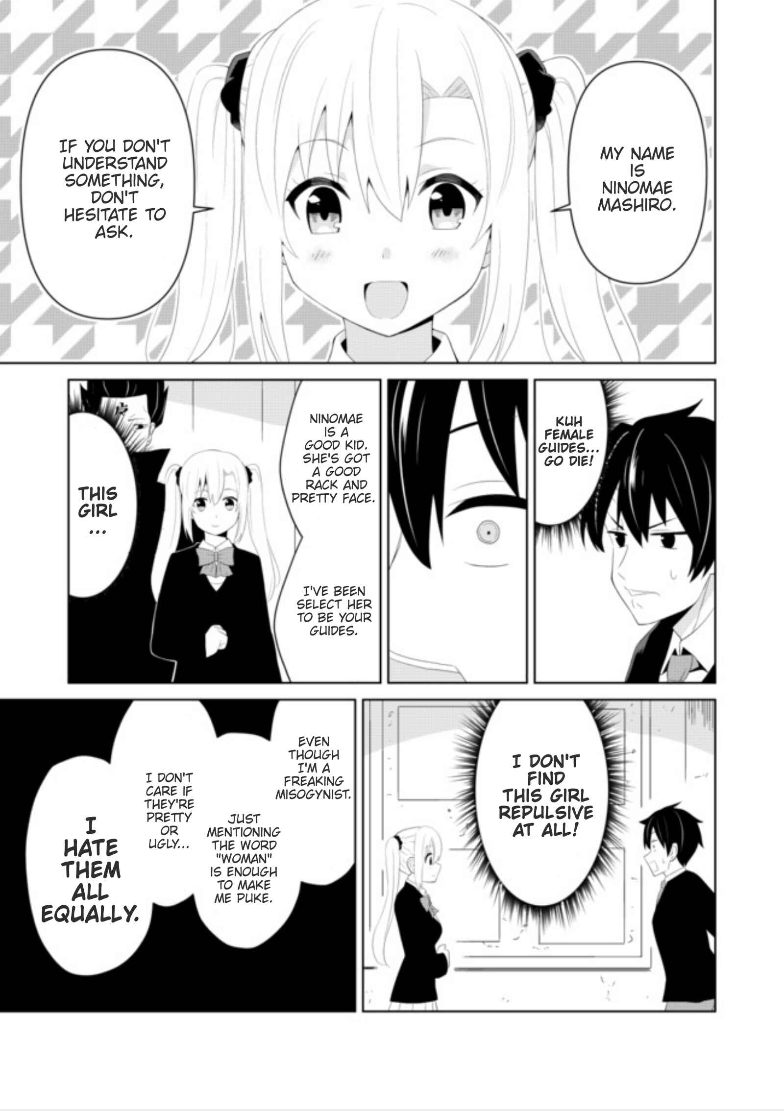 Page 5 Chapter 3 Chou Onna Kirai na Ore ga Isekai no Joshikou ni Ryuugaku Suru Koto ni Natta