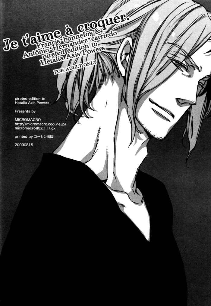Page 39 Chapter Unknown_3a1d Hetalia - Je taime à croquer (Doujinshi)
