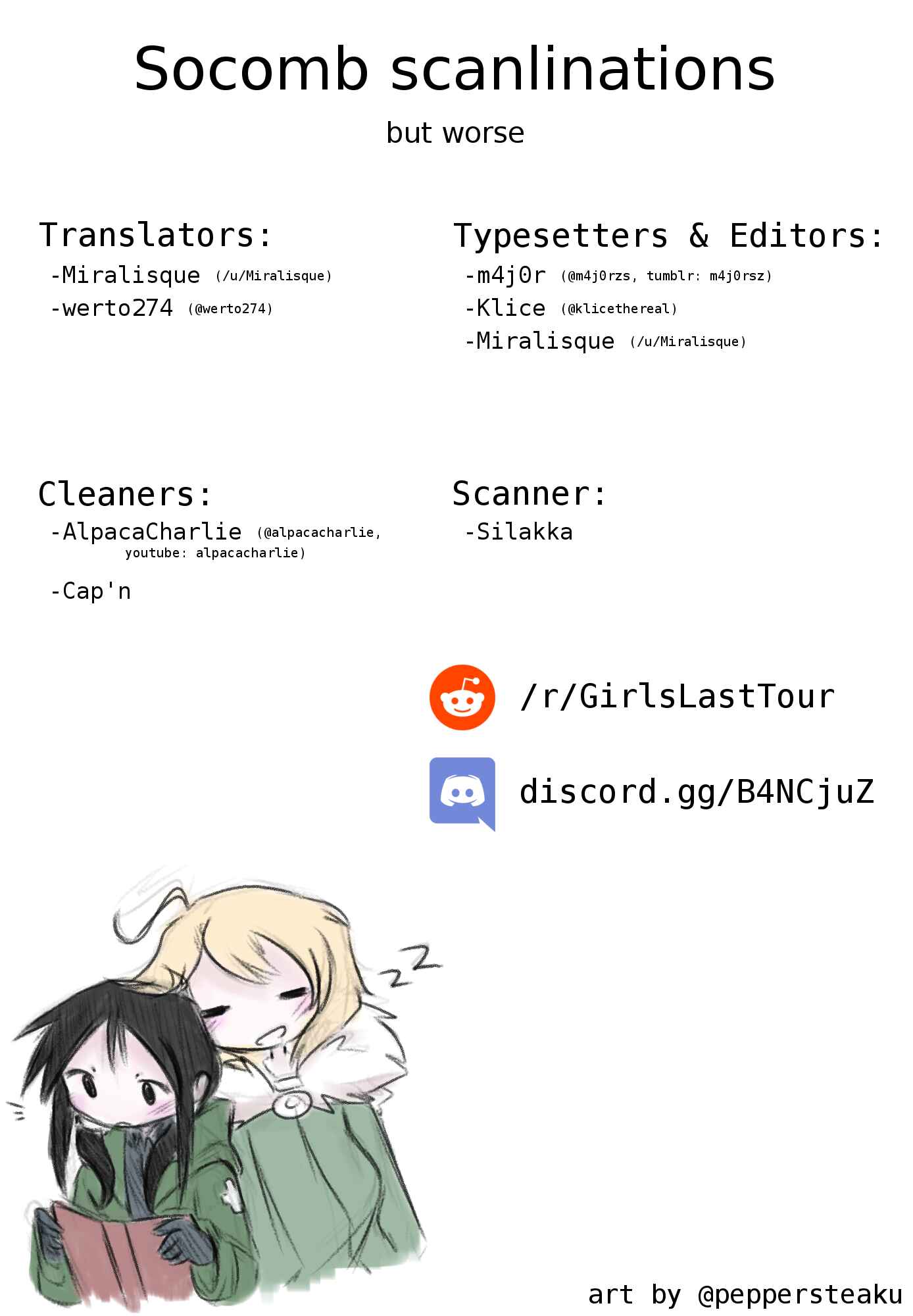 Page 9 Chapter 10 Girls Last Tour Official Anthology Comic