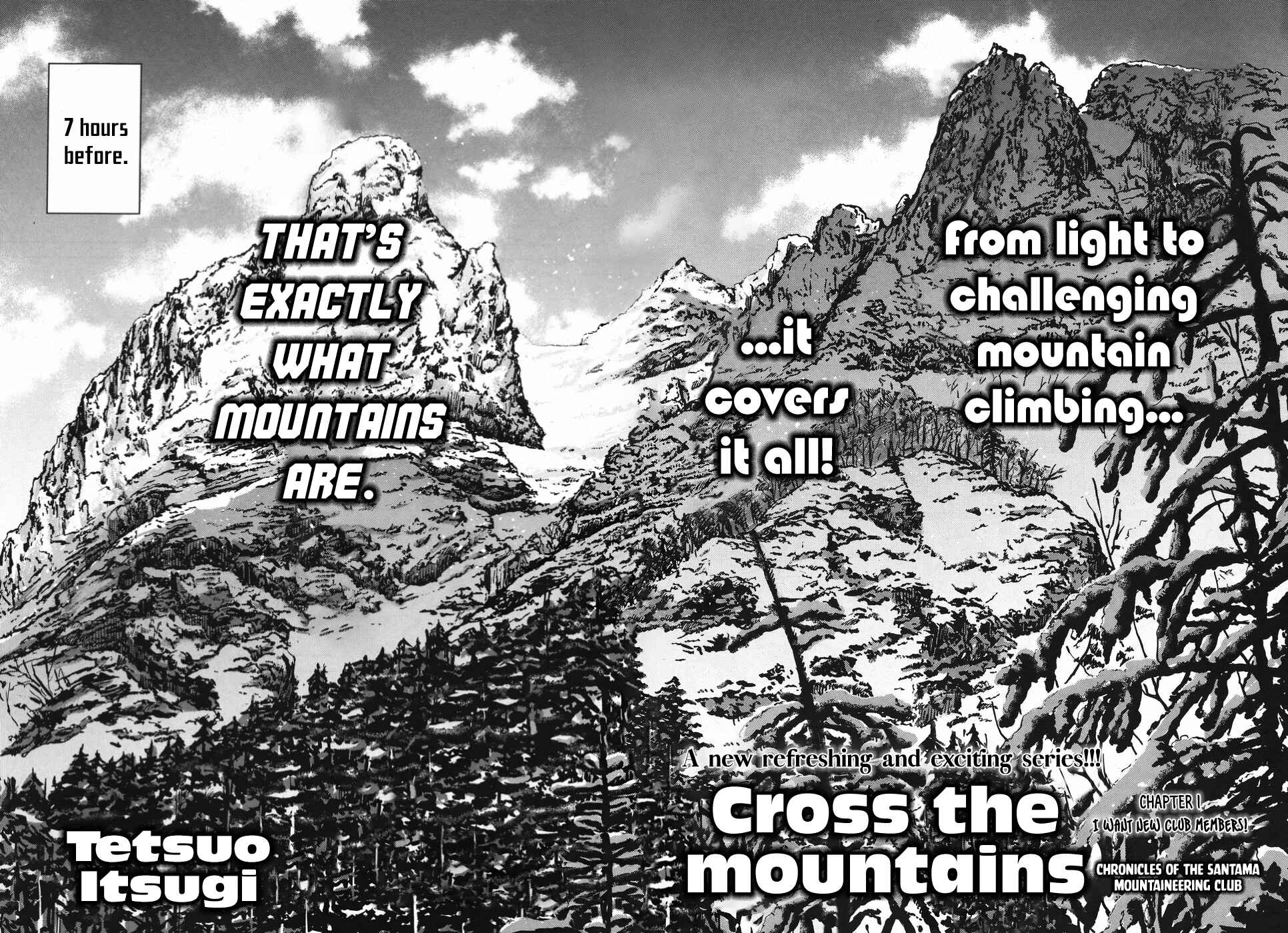 Page 14 Chapter 1.1 Cross the Mountains, Yama wo Wataru - Santamadai Gakuburoku