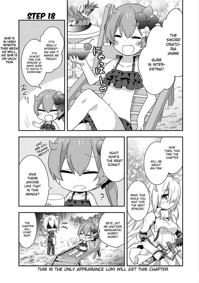 Page 3 Chapter 18 Is It Wrong to Try to Pick Up Girls in a Dungeon? Four-Panel Comic: Days of Goddess